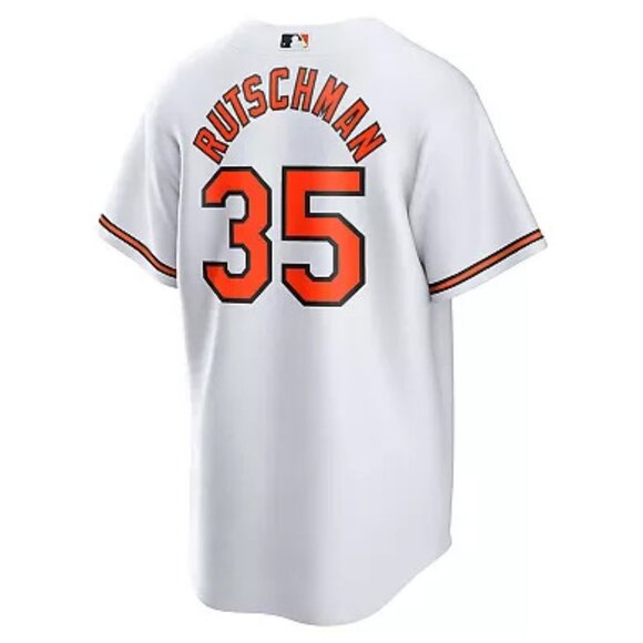 Men's Nike Adley Rutschman White Baltimore Orioles Replica Player Jersey-Medium - Picture 2 of 11